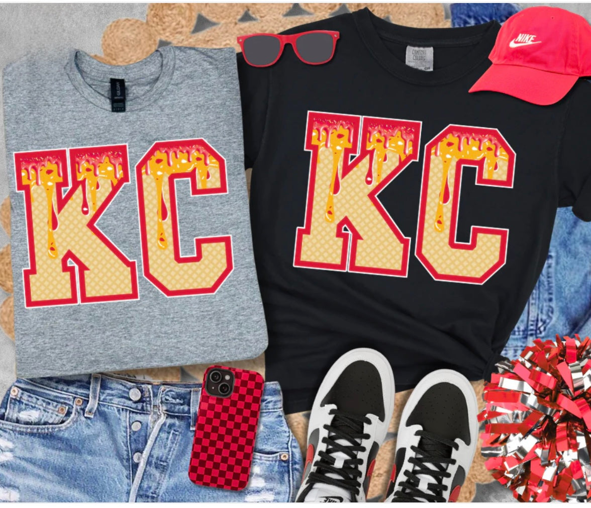 KC Ice Cream Cone Drip Letter with Helmet
