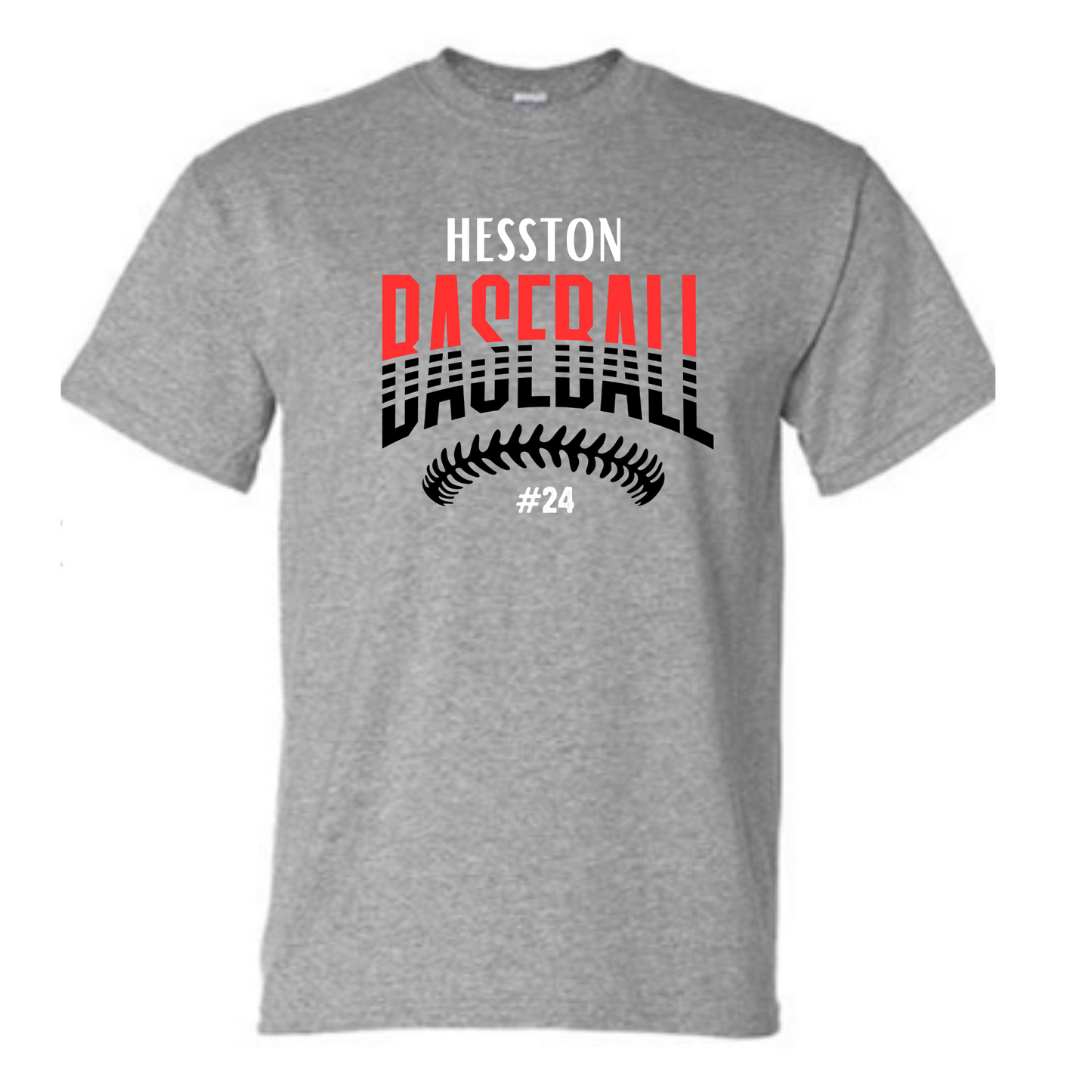 Hesston Baseball Red and Black