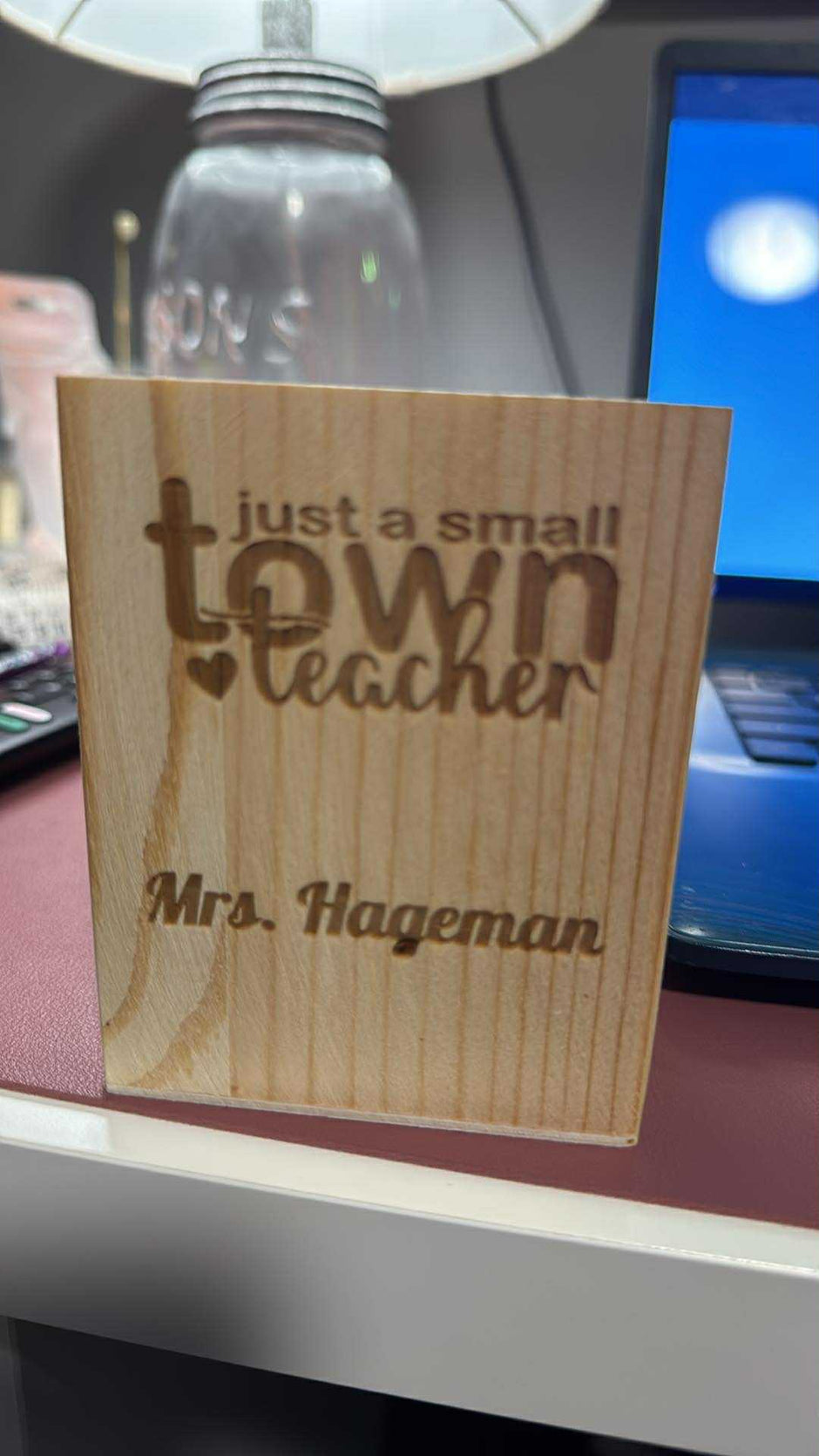 Teacher Personalized Pen/Pencil Organizer