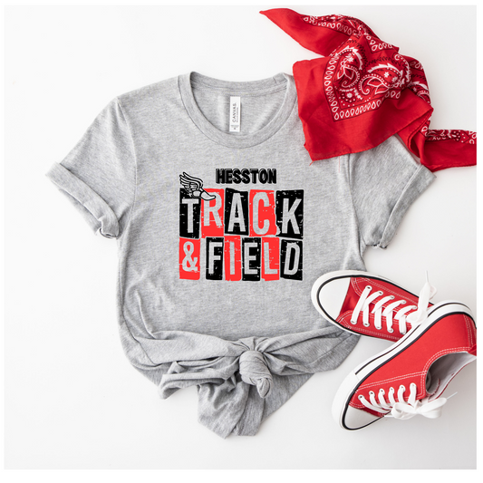 Track & Field- Distressed