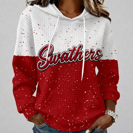 Custom School Spirit Splatter Hoodie or Crewneck-add team name to personalization field