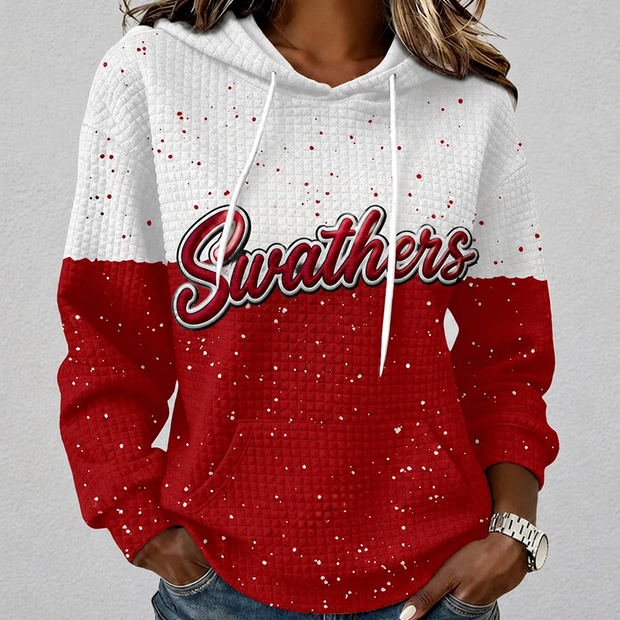 Custom School Spirit Splatter Hoodie or Crewneck-add team name to personalization field