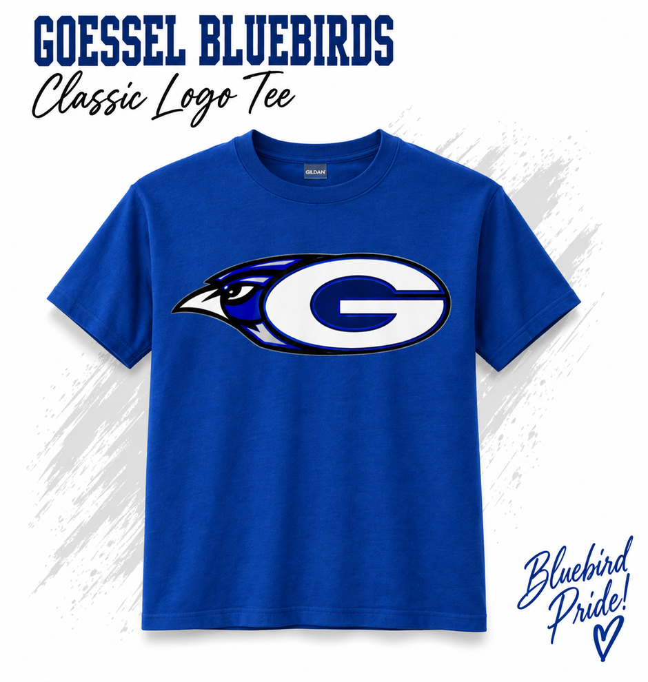 Goessel Bluebirds Classic Logo Tee