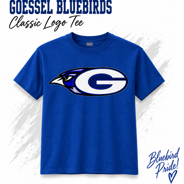 Goessel Bluebirds Classic Logo Tee