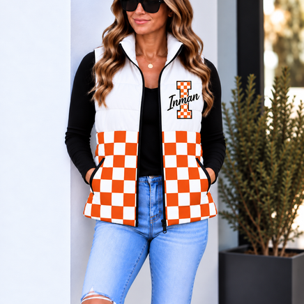 Custom School Spirit Puffer Vest | Adult & Youth