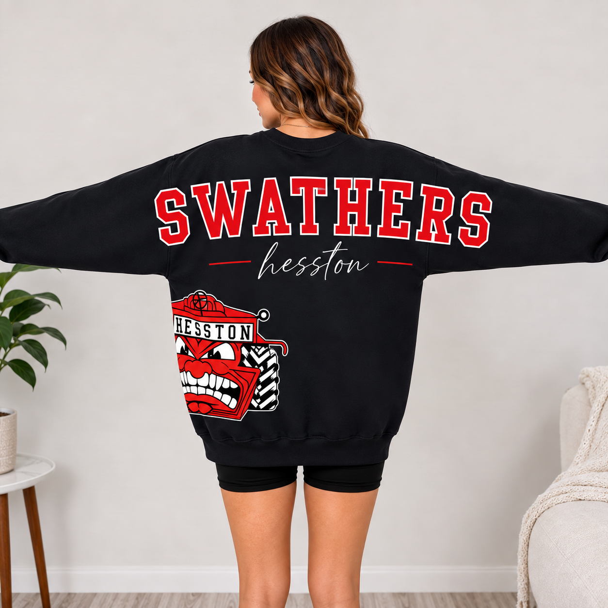Custom Mascot Crewneck Sweatshirt