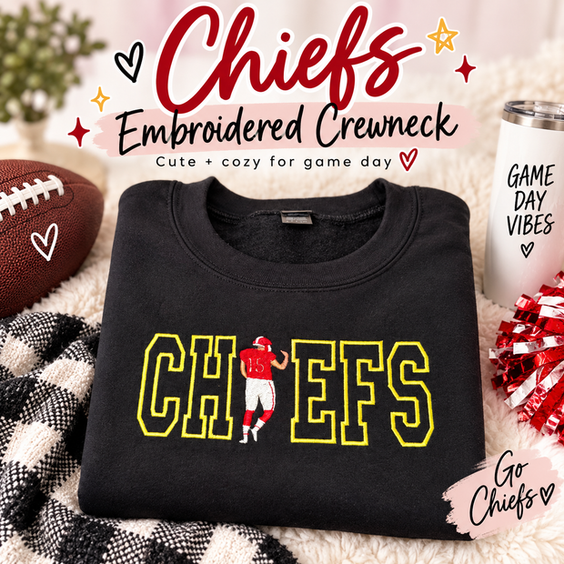 Chiefs Embroidered Sweatshirt
