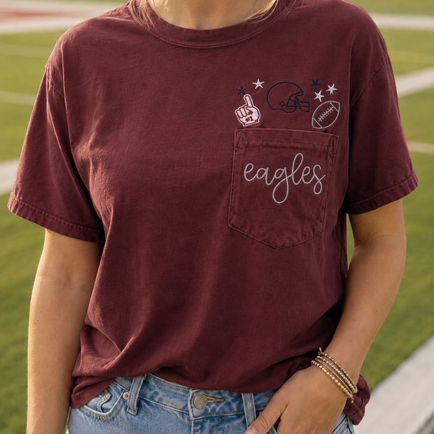 Custom Football Team Pocket