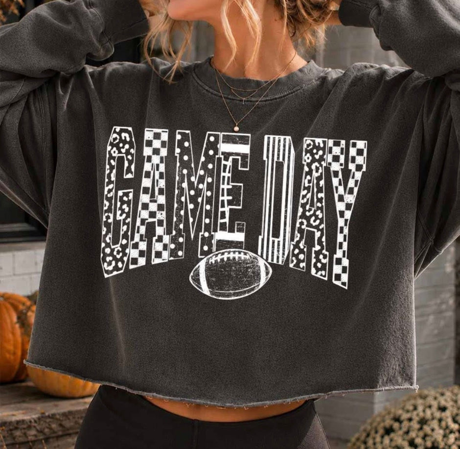 Game Day Football--in the personalization field put color and size of shirt