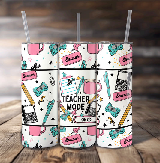 20 oz Sublimated tumbler--Back to school special  $20.00