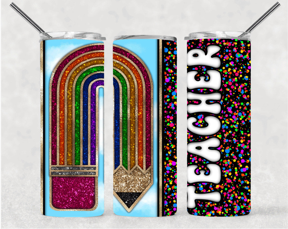 20 oz Sublimated tumbler--Back to school special  $20.00