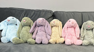 Personalized  Bunny Plush – Custom Name Embroidered Easter Bunny