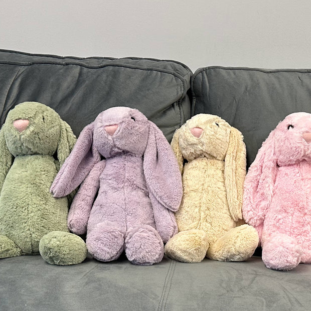 Personalized  Bunny Plush – Custom Name Embroidered Easter Bunny