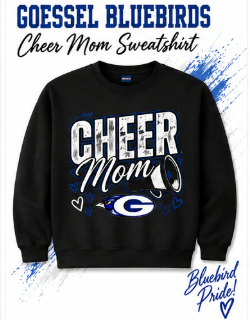 Goessel Bluebirds Cheer Mom Sweatshirt