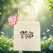 Embroidered Canvas Tote Bag – Summer Collection