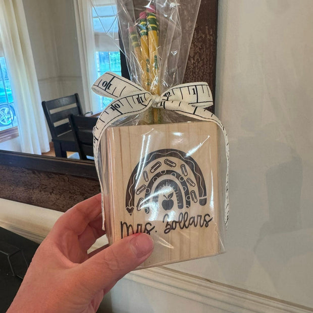 Teacher Personalized Pen/Pencil Organizer